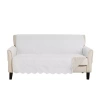 Linery Medallion Sofa Protector In White