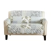 Linery Patchwork Loveseat Protector In Gray