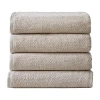 Linery Popcorn 4-pc. Quick Dry Bath Towel In Brown