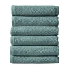 Linery Popcorn 6-pc. Hand Towel In Blue