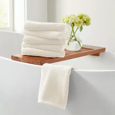 Linery Popcorn 6-pc. Hand Towel In Sand