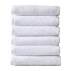 Linery Popcorn 6-pc. Hand Towel In White