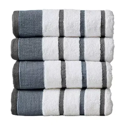 Linery Stripe 4-pc. Hand Towel In White