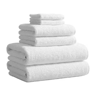 Linery Turkish Cotton 6-pc. Quick Dry Bath Towel Set In Gray