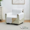 Linery Velvet Furniture Chair Protector In White