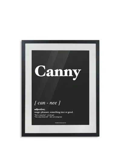 Lines Behind Canny Geordie Dialect A3 Print With Frame