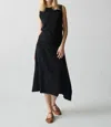 Lingua Franca Brushed Wool A-line Skirt In Black In Black