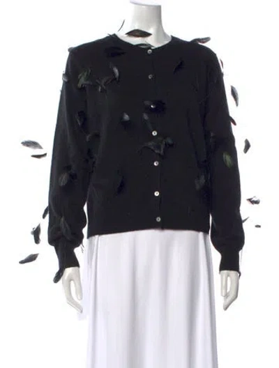 Pre-owned Lingua Franca Cashmere Crew Neck Sweater W/ Tags In Black