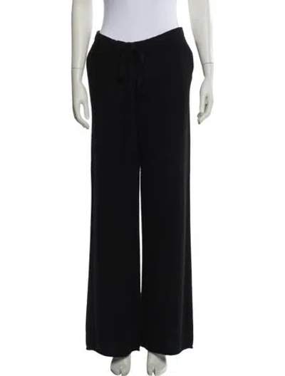 Pre-owned Lingua Franca Cashmere Sweatpants In Black