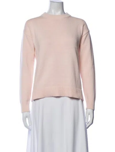 Pre-owned Lingua Franca Crew Neck Sweater W/ Tags In Neutrals/pink