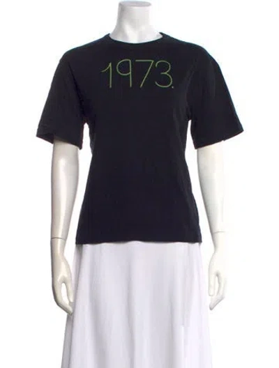 Pre-owned Lingua Franca Graphic Print Crew Neck T-shirt In Multi