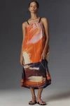 Lingua Franca Ilias Sleeveless Midi Dress In Multi