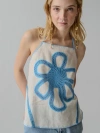 Lingua Franca Kampos Halter Top In White Multi