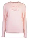 Lingua Franca Mama Bear Crew-neck Sweater In Pink