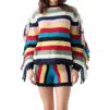 Lingua Franca Marathi Crew-neck Fringe Sweater In Multi In Multi