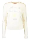 Lingua Franca Meet Me At The Beach Sweater In Neutral