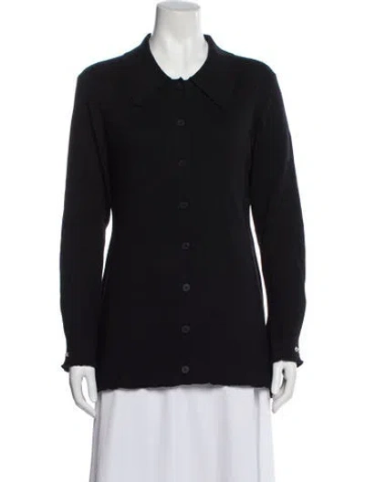 Pre-owned Lingua Franca Sweater In Black