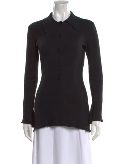 Pre-owned Lingua Franca Sweater In Black