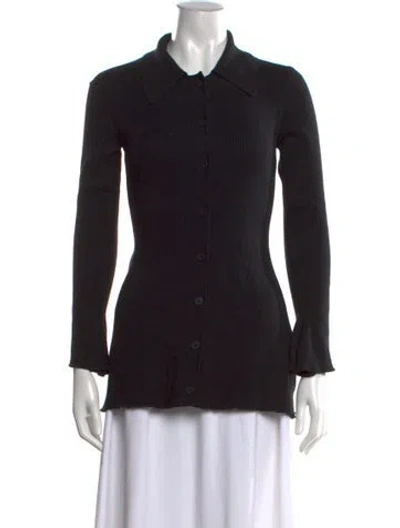 Pre-owned Lingua Franca Sweater In Black