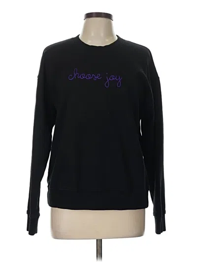 Pre-owned Lingua Franca Sweatshirt In Black