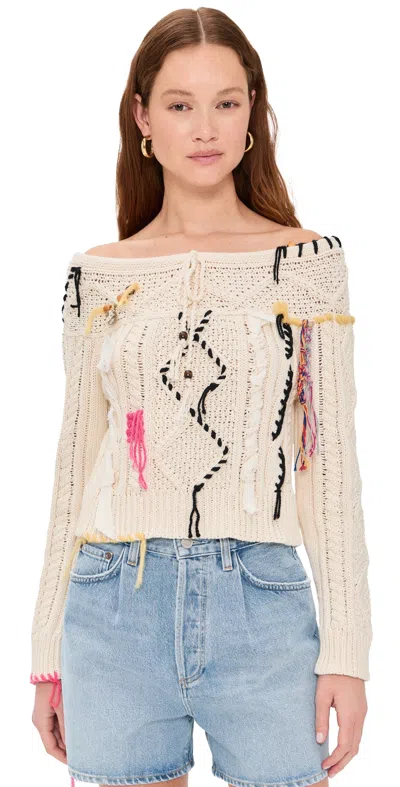 Lingua Franca Vaggelis Sweater Cream