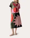 Lingua Franca Patmos Patch Skirt In Pink Multi