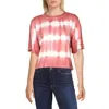 LINI ANDIE WOMENS CREW NECK TIE-DYE T-SHIRT