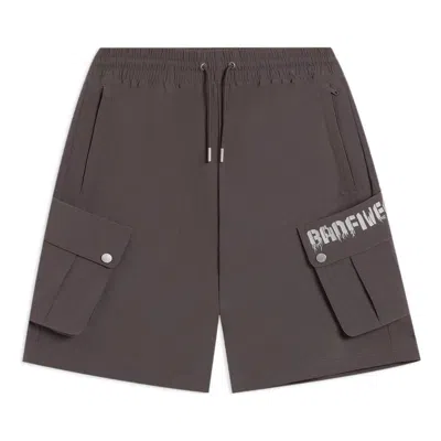 Li-ning Badfive Graphic Pocket Shorts 'taupe' In Multi