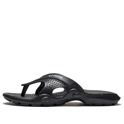 Li-ning Casual Sports Slippers In Black