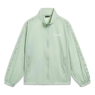 Li-ning Logo Waterproof Jacket 'light Green'