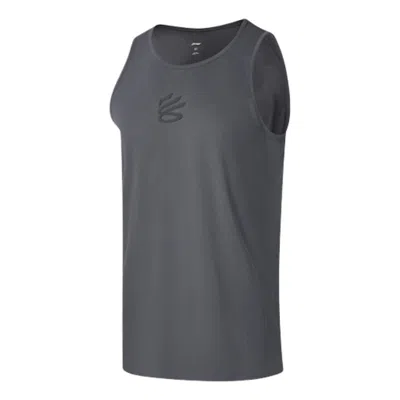 Li-ning X Curry China Tour Tank Top 'grey' In Blue
