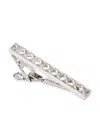 Link Up Laser Cut Short Tie Bar In Silver