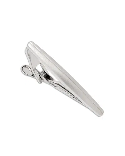 LINK UP TWO TONE RHODIUM PLATED SHORT TIE BAR
