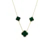Linked By Mkf Arden Necklace (green) In Green
