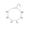 Linked By Mkf Cleo Charm Bracelet In Silver