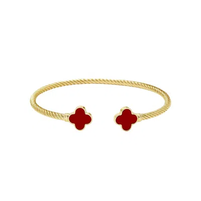 Linked By Mkf Garnet Cuff In Red