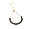 Linked By Mkf Laurel Baguette Bracelet In Brown