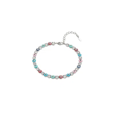 Linked By Mkf Nova Bead Bracelet In Pink