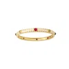 Linked By Mkf Prism Bangle In Orange