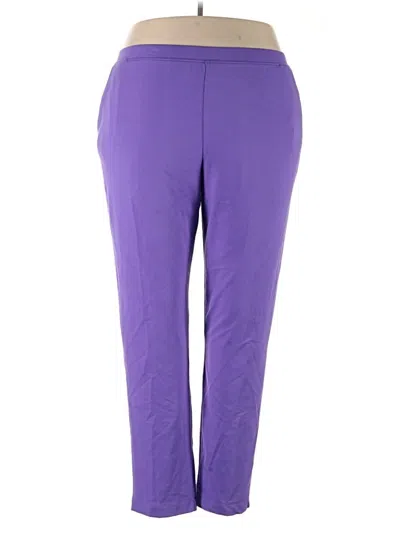 Pre-owned Links Active Pants In Purple