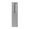 Linnea 11.8" Rectangular Flush Pull Plate In Satin Stainless Steel