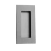 Linnea 4.02 Rectangular Flush Pull Plate In Satin Stainless Steel