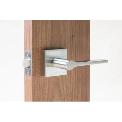 Linnea Alpine 07 Privacy (bed & Bath) Door Lever In Stainless Steel