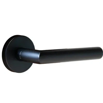 Linnea Alpine Lever 02 Single Dummy Set With Round Rose In Polish Stainless Steel