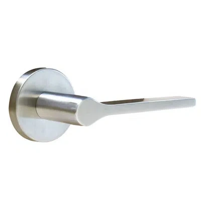 Linnea Alpine Lever 07 Full Dummy Set With Round Rose In Stainless Steel