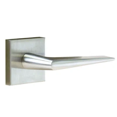 Linnea Alpine Lever 16 Single Dummy With Square Rose In Stainless Steel