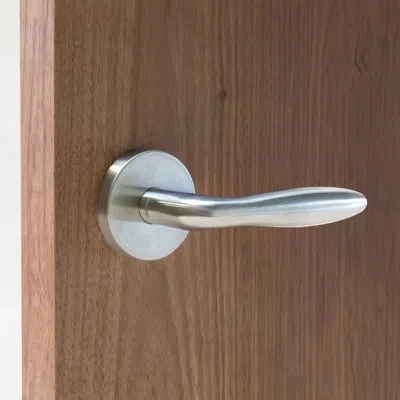 Linnea Alpine Lever 26 Full Dummy Set With Round Rose In Satin Stainless Steel