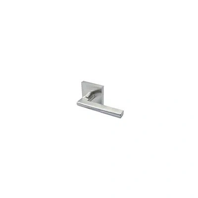Linnea Alpine Lever 78 Full Dummy Set With Square Rose In Satin Stainless Steel