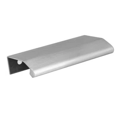 Linnea Cabinet Finger Edge Pull In Satin Stainless Steel