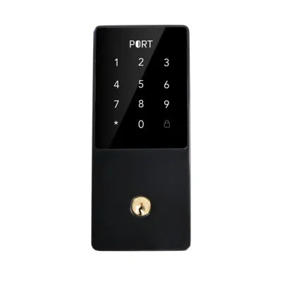 Linnea Guard Commercial Grade Smart Electronic Deadbolt In Satin Black